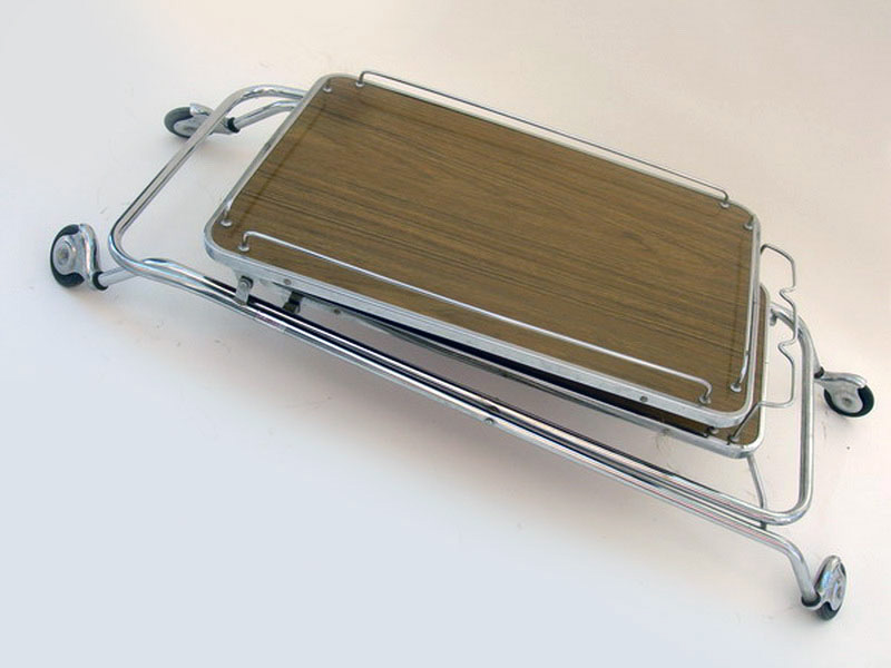 carro mesa camarera 4ruedas plegable 72x71x40 (18eu.) 1u